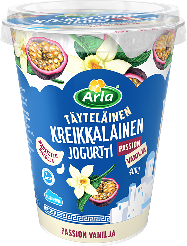 Kreikkalainen jogurtti Passion-Vanilja laktoositon 400 g