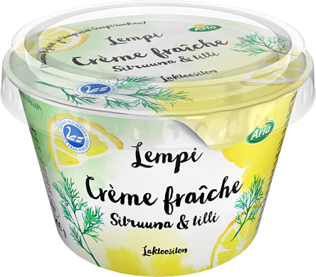 Crème fraÎche Sitruuna & Tilli laktoositon