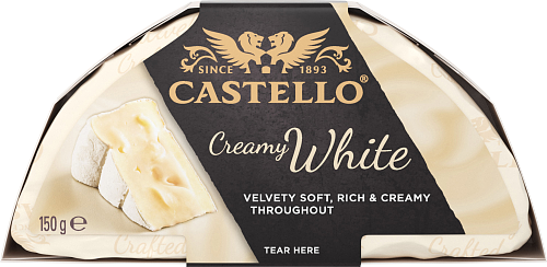 Makusi mukaista juustoa, esim. Castello® Creamy white